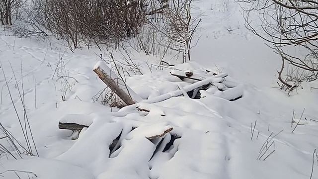 зимняя деревня