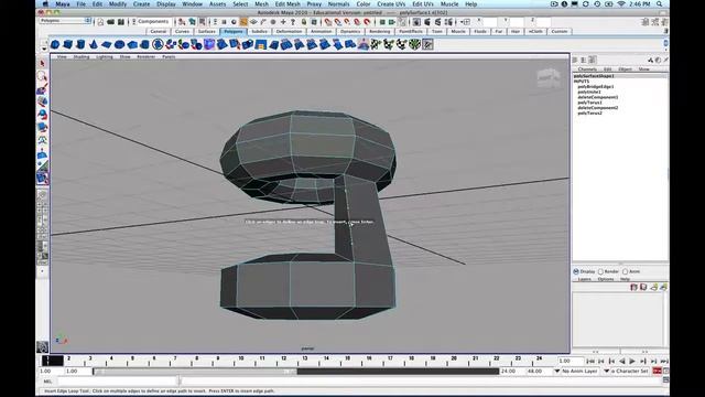 Maya 2010 polygon object basics