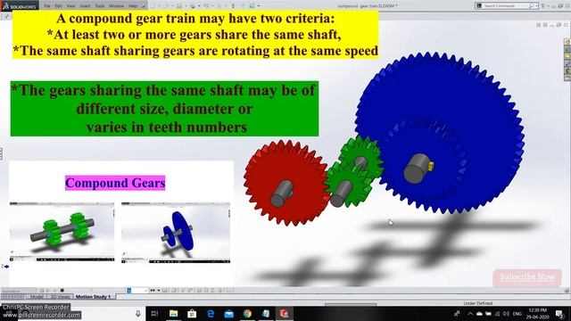 Gear Train and its Types | Simple | Compound | Reverted | Epicyclic Gear Train with 3D Animation