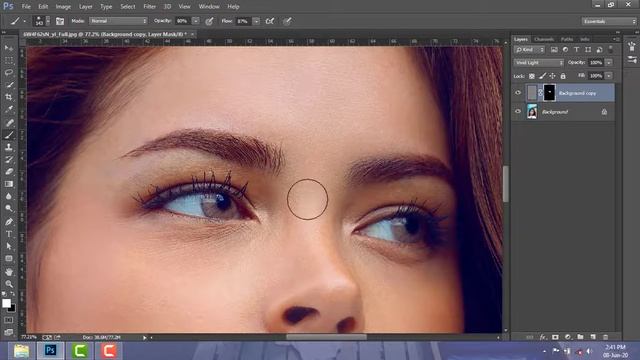 Skin Retouching in Photoshop | High End Skin Retouching | One Minute | Skin Smooth in Photoshop