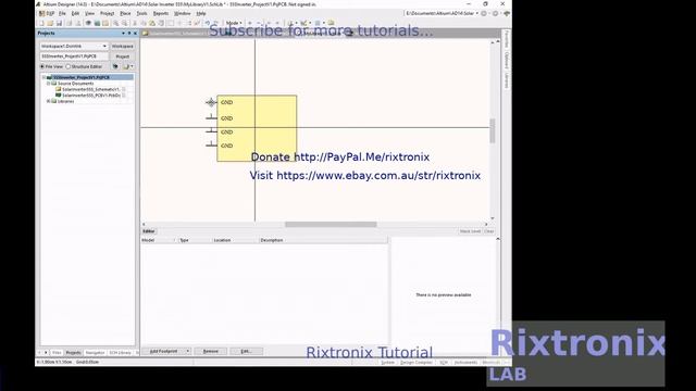 Tutorial for altium designing lm555 dip 8 chip schematic and footprint part 1