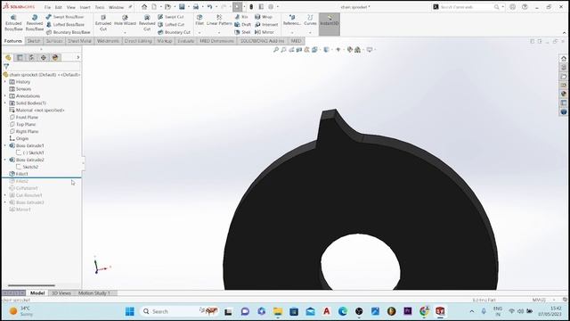 How to make a seed rowing machine on Solidworks Part 7