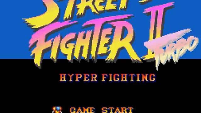 Street Fighter II Turbo Hack (SNES) Gameplay on Street Fighter ii Turbo Hack