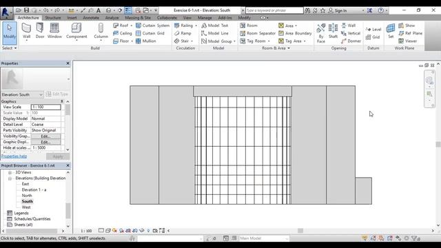 Curtain Walls in Revit Architecture Part 3 -  In English