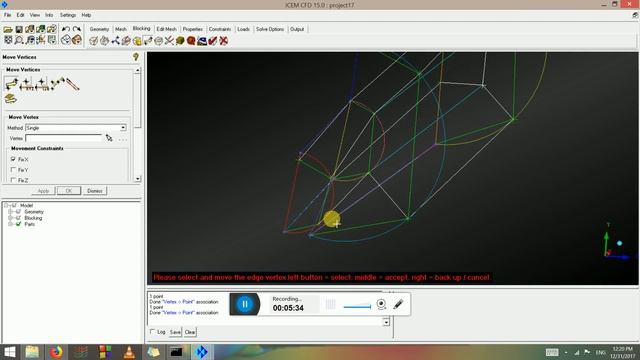 Lesson 11 - Half Pipe Sudden Expansion ICEM