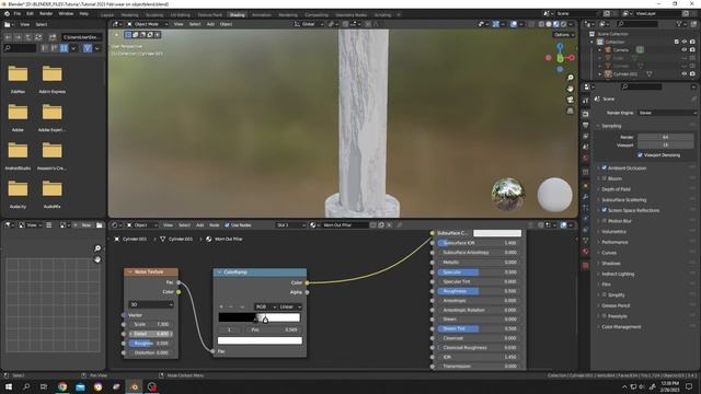 Procedural Worn Out or Damaged Material | Blender Tutorial