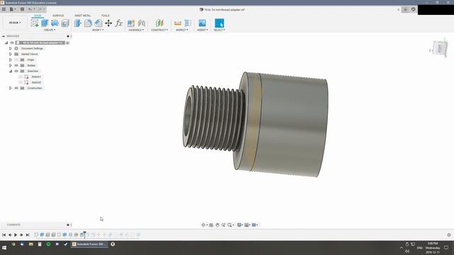 Fusion 360 Threads for 3D Printing Tutorial