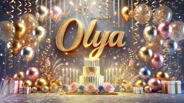 Видео  Для Всех Олечек с Днем Рождения ✨