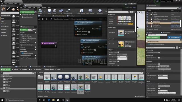 [FR] UE4 Randomized Static Mesh Switch