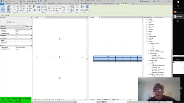 REVIT 2020 Reviewing The Key Components Of Stairs & Railings with a SCISSOR STARING EDITOR