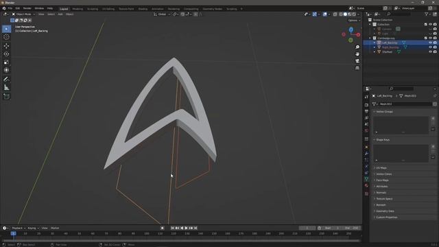 Use Illustrator and Blender to create a Star Trek: Picard Communicator!