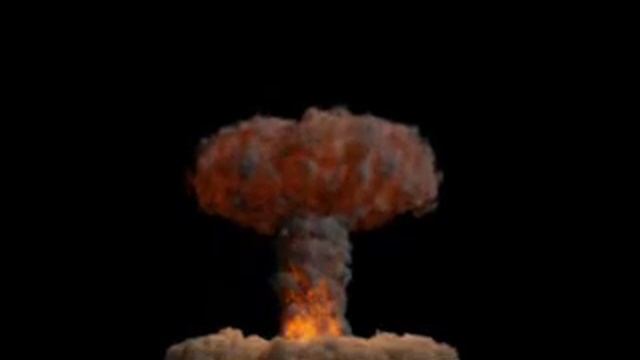 3d Max Nuclear Explosion with Afterburn plug in