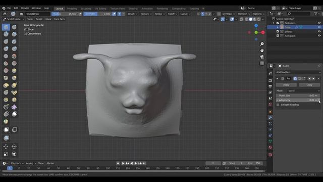 Is it important to Remesh in Blender 2.83.1?