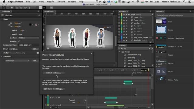 Digital Publishing With InDesign CC: Adobe Edge Animate