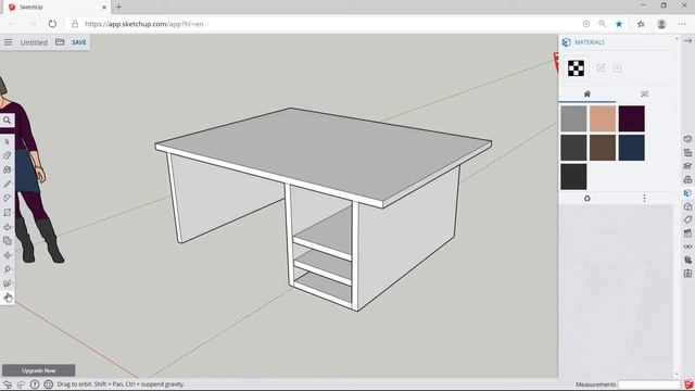 Google Sketchup Tutorial-04: Table