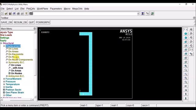 Ansys Tutorials - How to Analyse Axis Symmetric component in APDL _ tamil (தமிழ்)