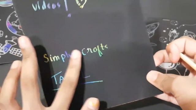 Magic scratch note /Rubik's cube review/simply crafts tamil