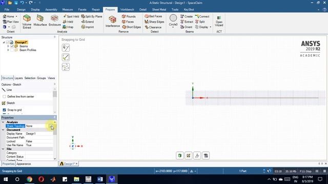 ANSYS  2019 R2 tutorial for beginners | Stepped Circular Bar analysis | Static Structural analysis