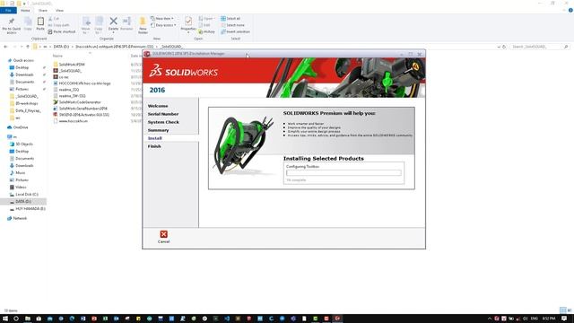 Solidwork tutorial - ss1 - installing