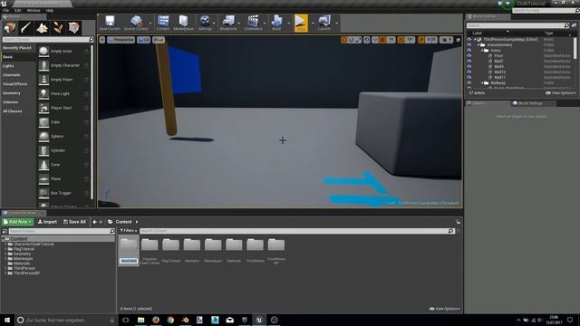 UE4 Cloth Tutorial #4 - make Clothing collide with World Objects - the easy way - Unreal Engine 4.1