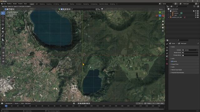 Videoguida - Importa Superficie Topografica GIs, Territorio, Terreno, Altezza Edifici con BlenderGI