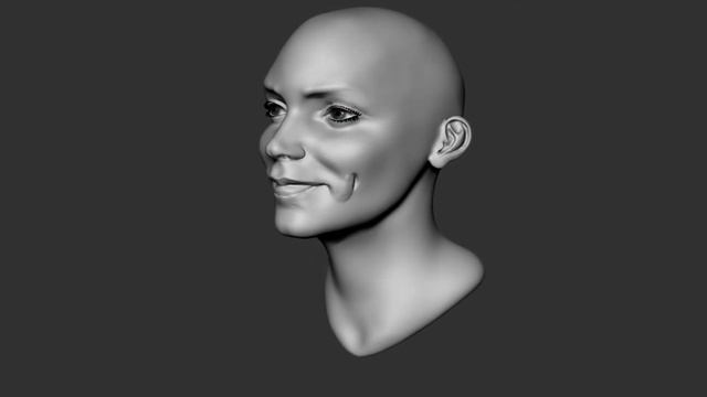 Smile Zbrush Sculpt