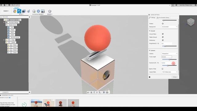 Fusion 360 Easy Lighting & render settings - part 1