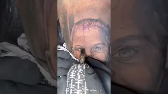 Tattoo timelaps portrait by andres jaramillo