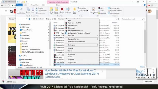 Revit 2017 Tira-Dúvidas 01: Como baixar os arquivos usados no curso GRATUITO?