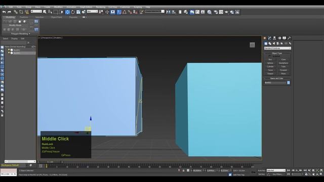 Modellezés az alapoktól / Snap Toggle / rotate object / move object / 3dsmax modeling beginner