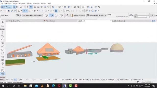 Archicad 23 tutorial 5 in Amharic