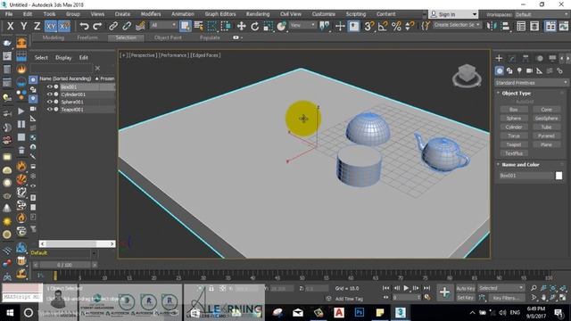 AUTODESK 3Ds Max 2018 - view port and display options