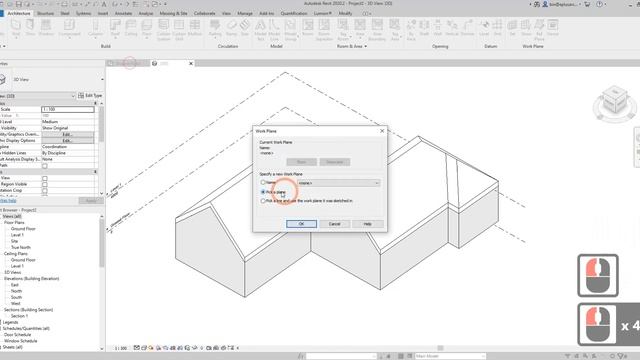 Revit Exercise (Day 7) - Connecting Roofs