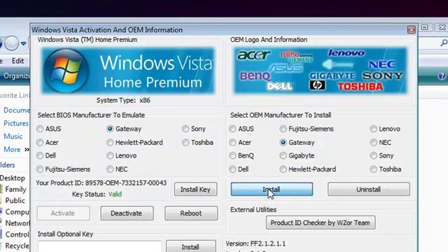 How To Activate Windows Vista!(any version)