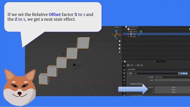 Blender 3D (3.3) : Modifier Series: Array Modifier