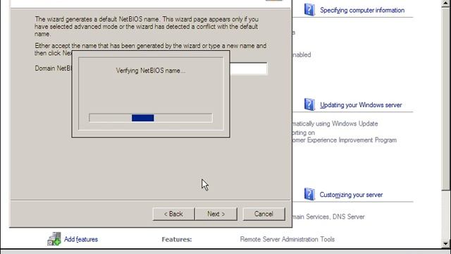 Installing Windows Server 2008 Enterprise - Active Directory - PT4