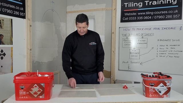 How to use tile level clips and stop getting uneven tiles, How to get a perfect flat tiled floor