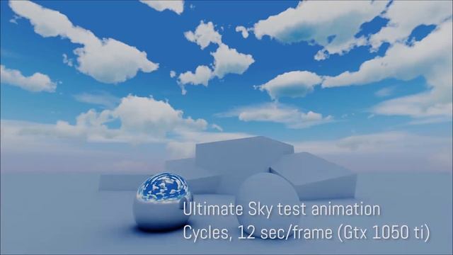 Ultimate Sky for Blender - Animation test