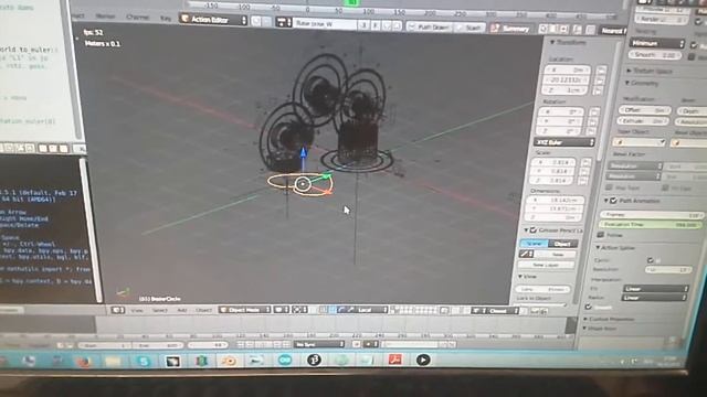 IK robot hand done with Blender - Animation