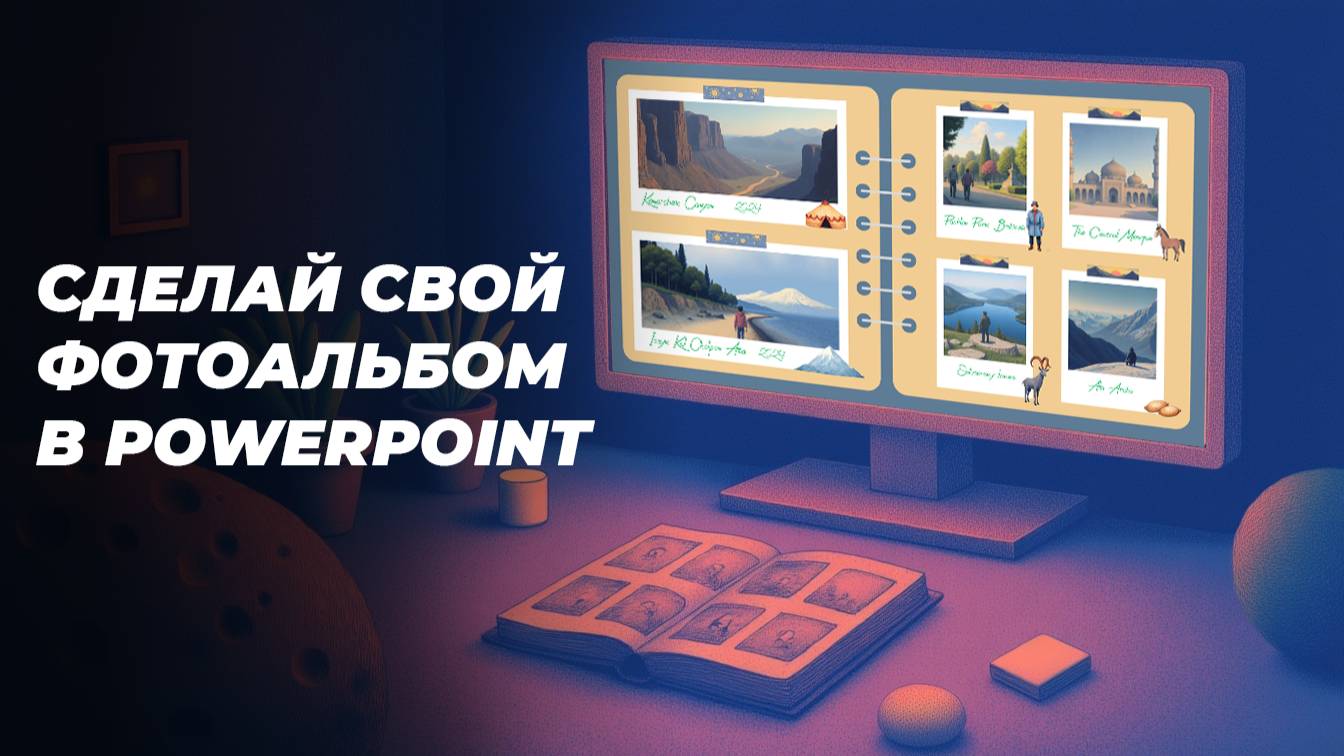 Как сделать фотоальбом в PowerPoint?