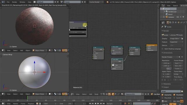 Blender(Paint+Rust)_Material Node Tutorial #03