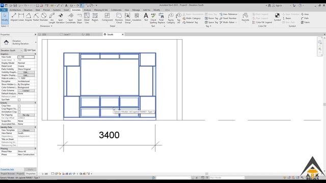 KITCHEN CABINET MODELING USING REVIT \  05-adding into project