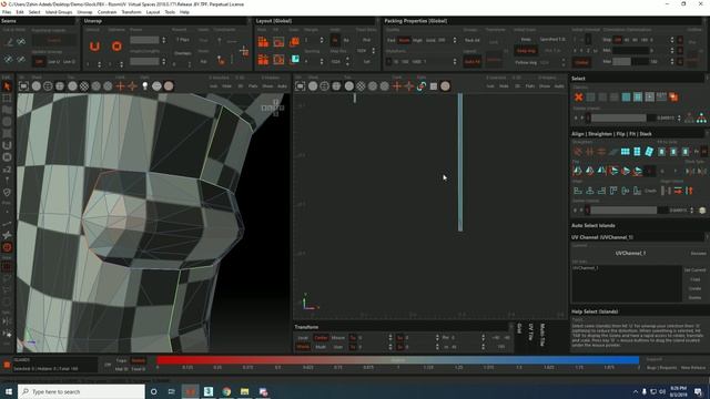 RizomUV Unwrapping Part 2