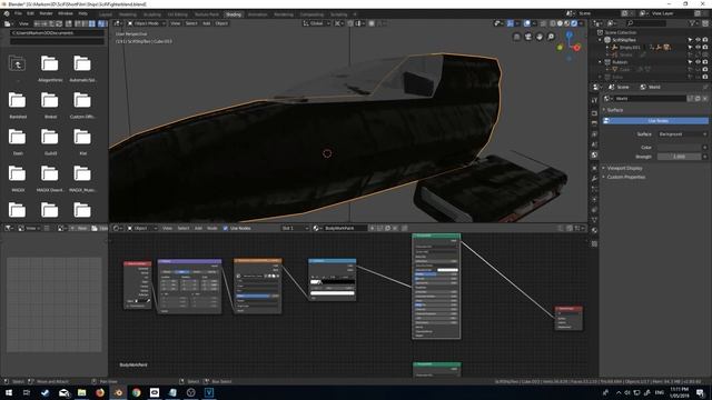 Blender 2.8 - Make a PBR Scifi Hull Texture in Eevee Beginner Tutorial