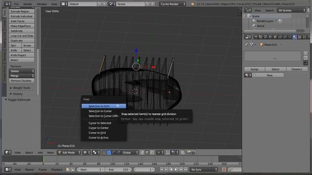 Tut 114 – Blender Cell Fracture  potato plates/Kartoffelscheiben