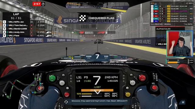 That first podium feeling! || VRL Season 3 Round 1 of 12: Singapore