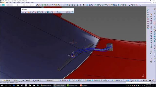 [IMA CATIA V5.] Shape Modeling of DS Red Automotive Models #23