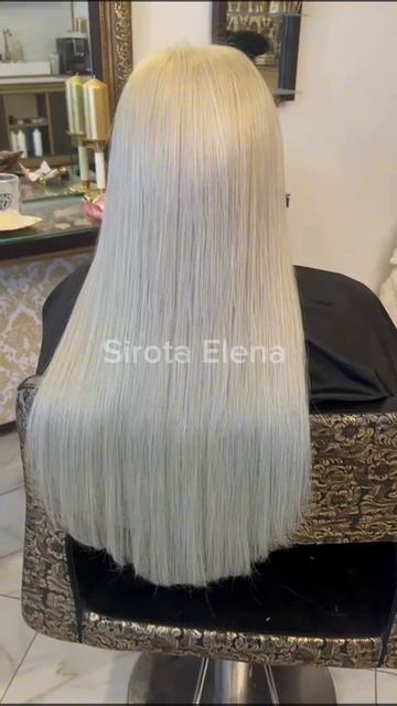 наращивание с окрашиванием 250 прядей 60 см