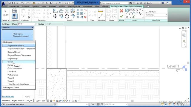 REVIT TUTORIAL | Lesson 17.4 Filled Regions