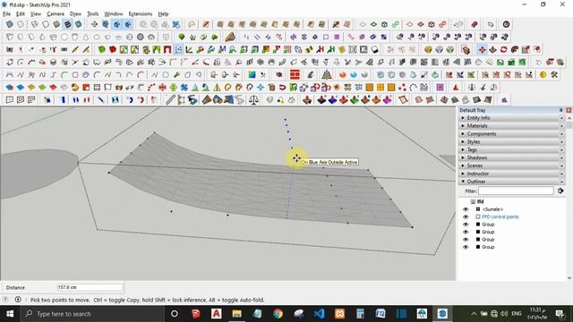 شرح كيفية واستخدام FFD in SketchUp ... بطريقة مبسطة